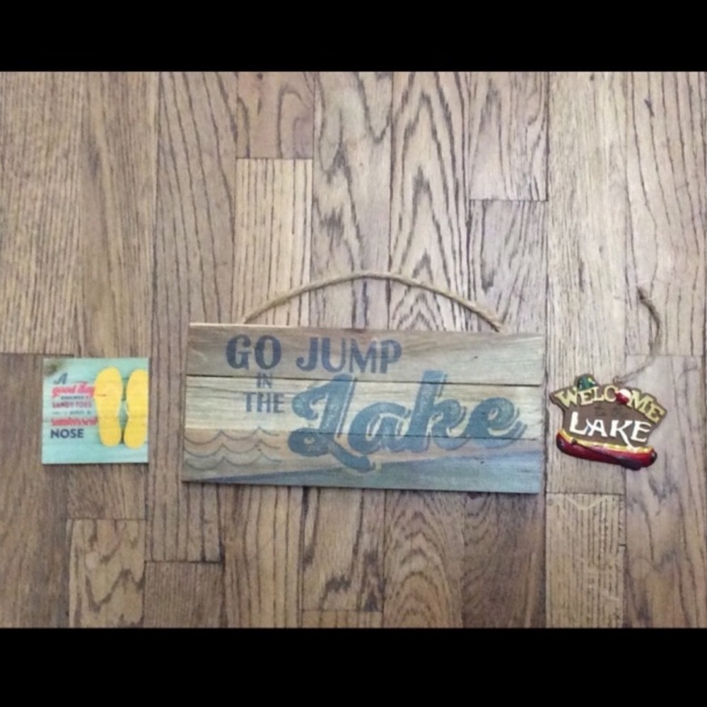 Welcome To The Lake WALL ART And MAGNET DECOR - Picture 9 of 9